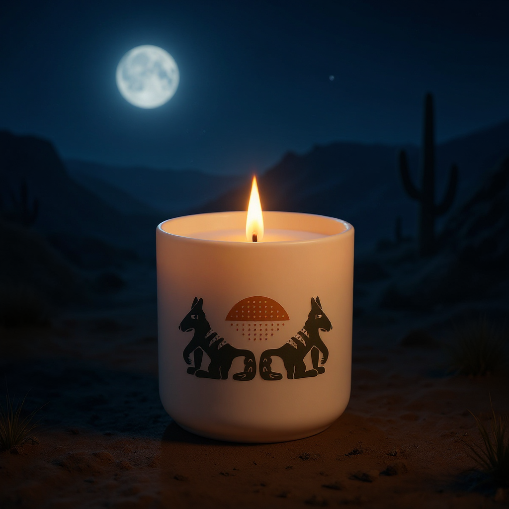 🐺Coyote Spirit – Folklore Grand Candle