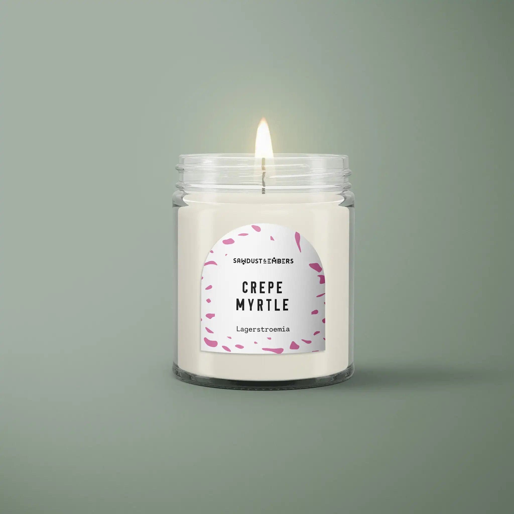 Sawdust & Embers Botanica Candles Crepe Myrtle - 7.5 OZ Soy Candle