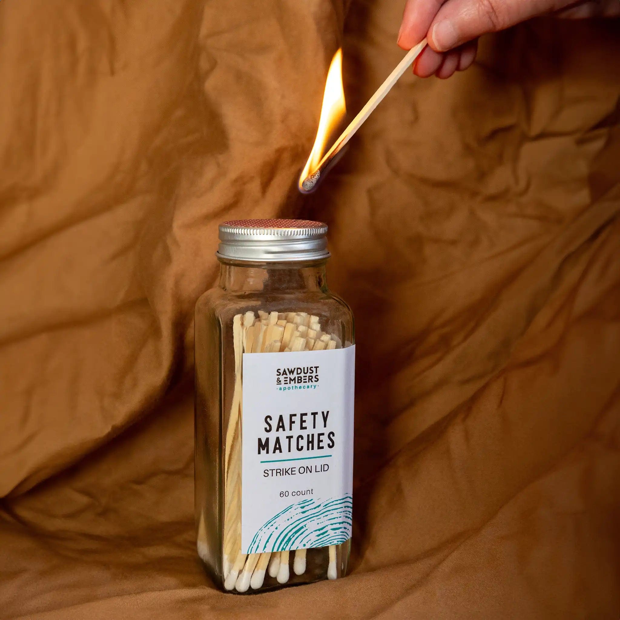 Sawdust & Embers Matches Safety Matches - 60 Count