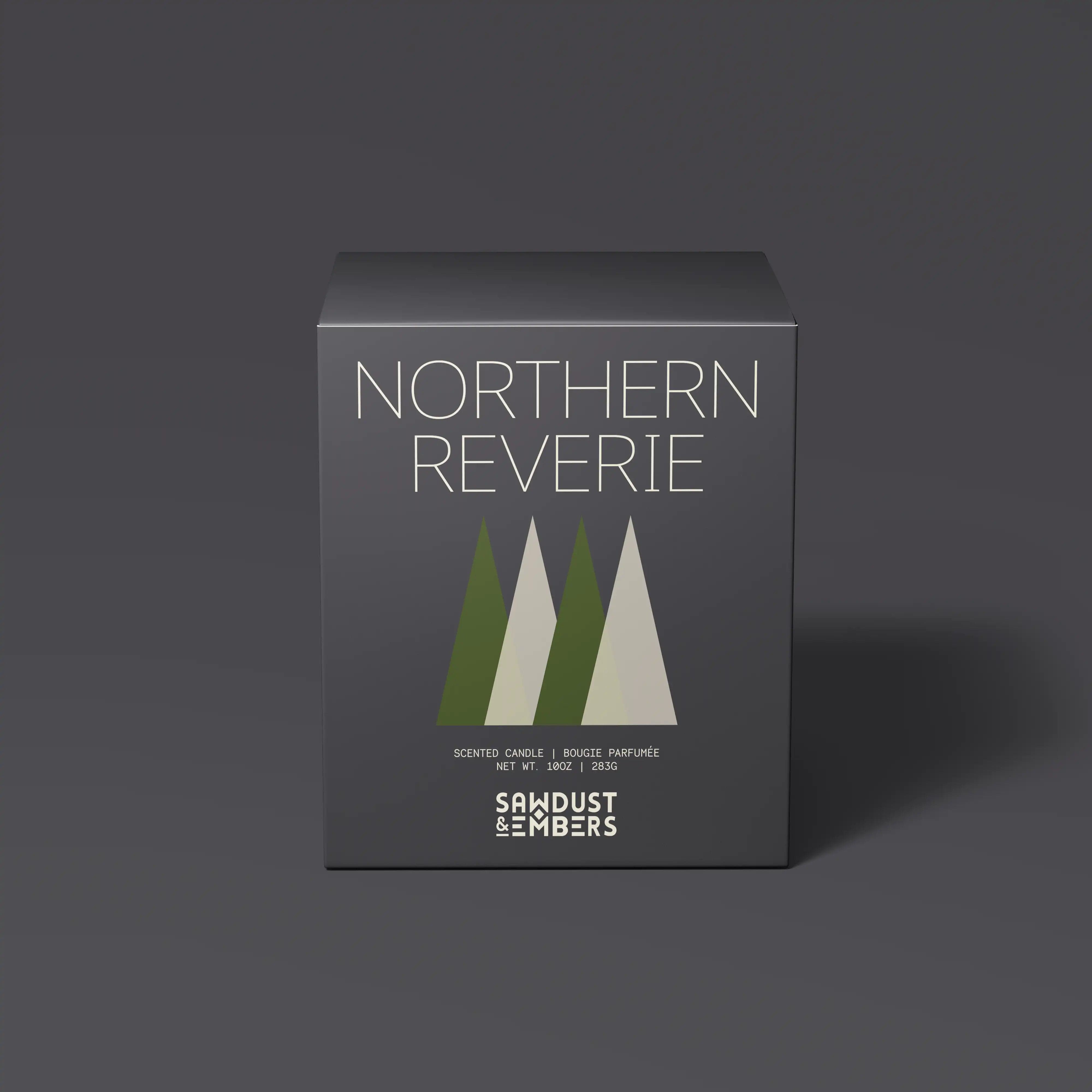 Sawdust & Embers Seasonal Candles Northern Reverie – A Candle of Arctic Stillness and Nordic Tranquility