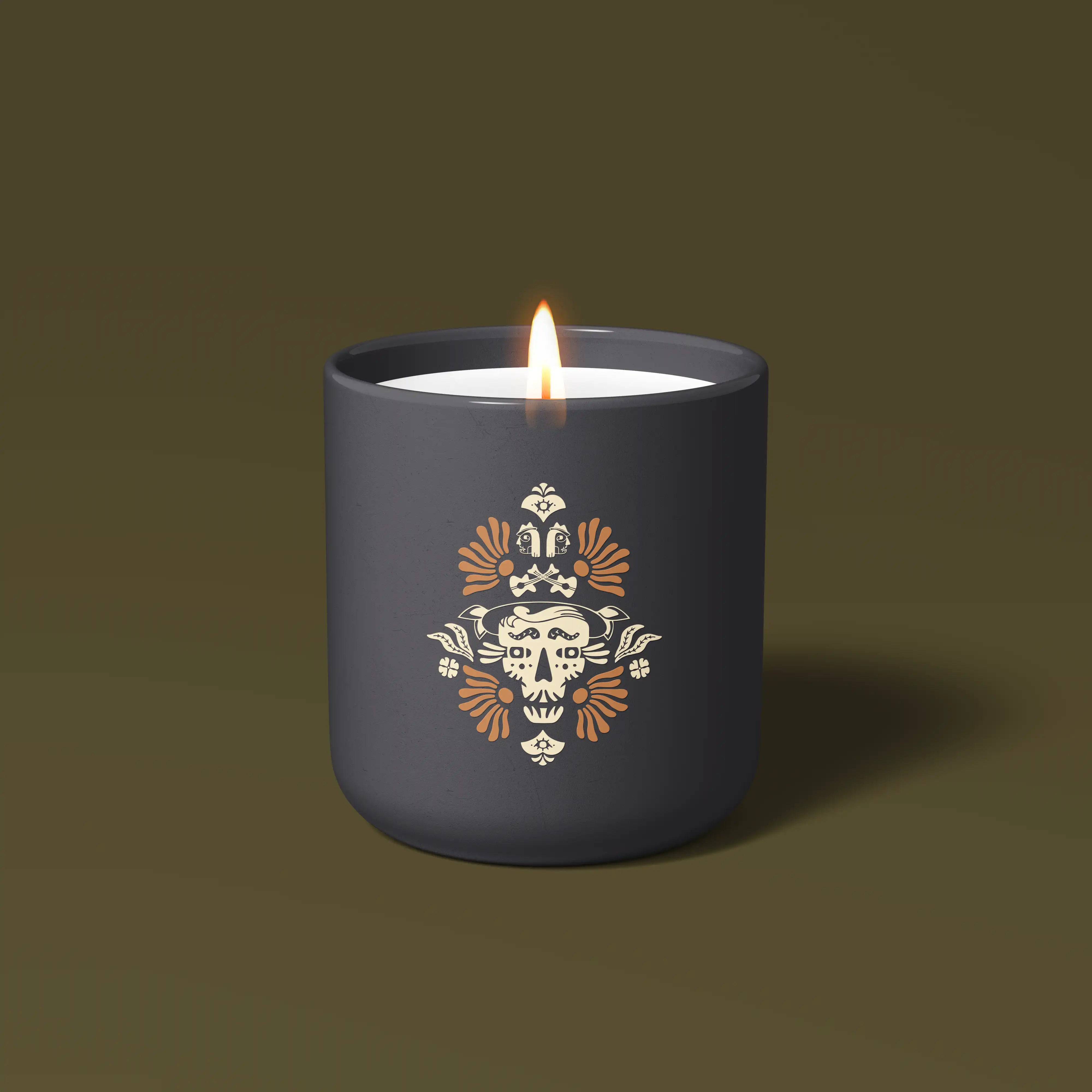 Skulls in the City - Spirit of Día de los Muertos Candle