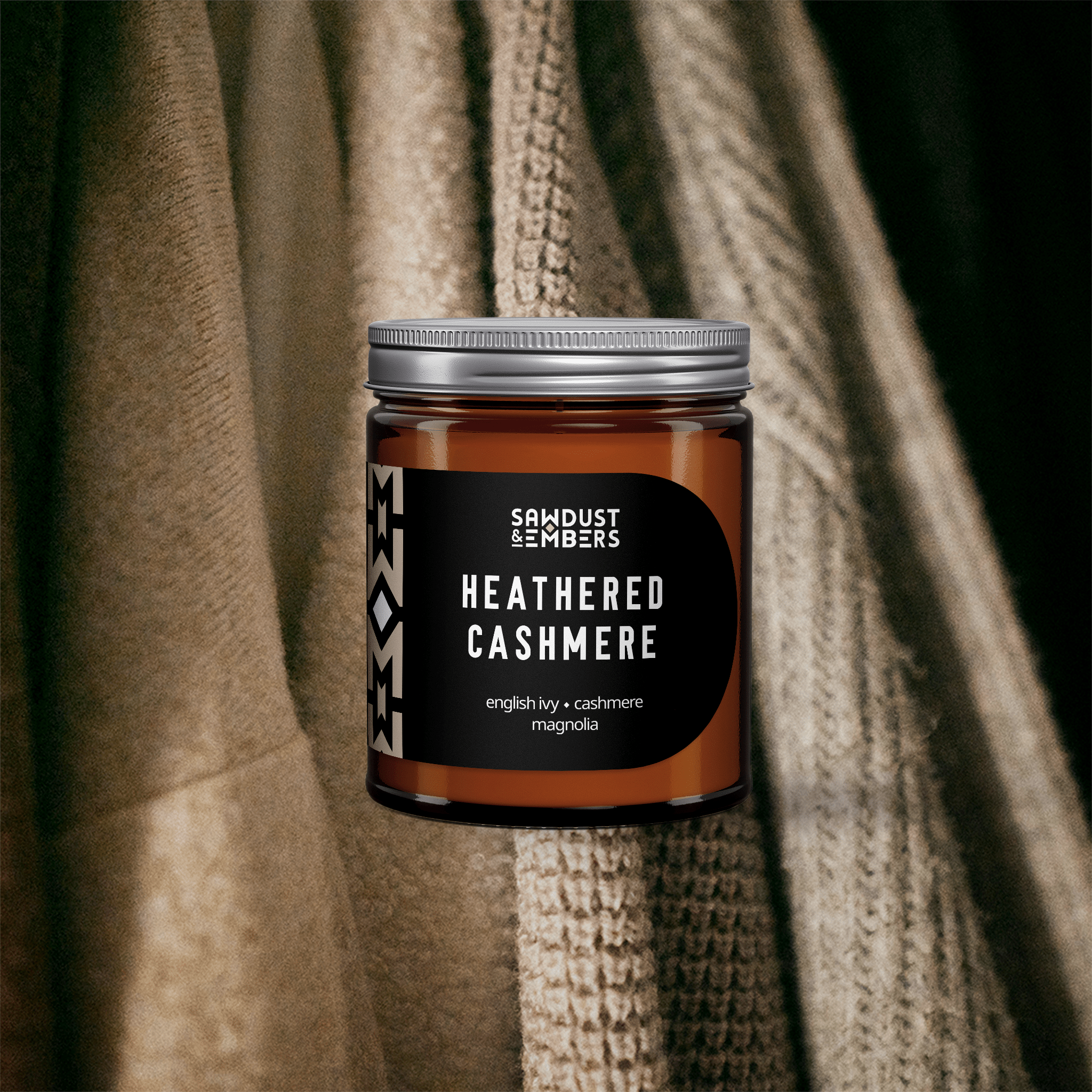 Sawdust & Embers Apothecary Candles Heathered Cashmere - 7.5 OZ Soy Candle
