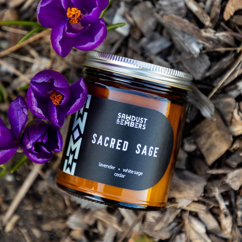 Sawdust & Embers Apothecary Candles Sacred Sage - 7.5 OZ Soy Candle