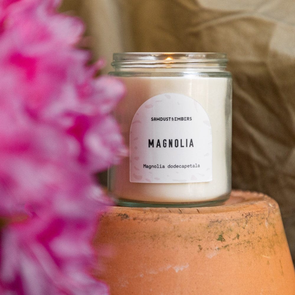 Sawdust & Embers Botanica Candles Magnolia - 7.5 OZ Soy Candle