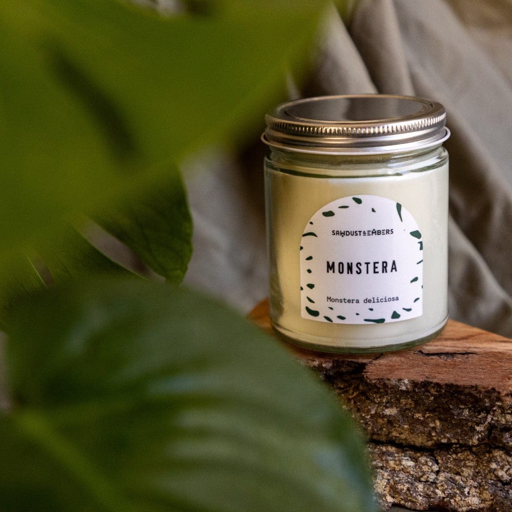Sawdust & Embers Botanica Candles Monstera - 7.5 OZ Soy Candle