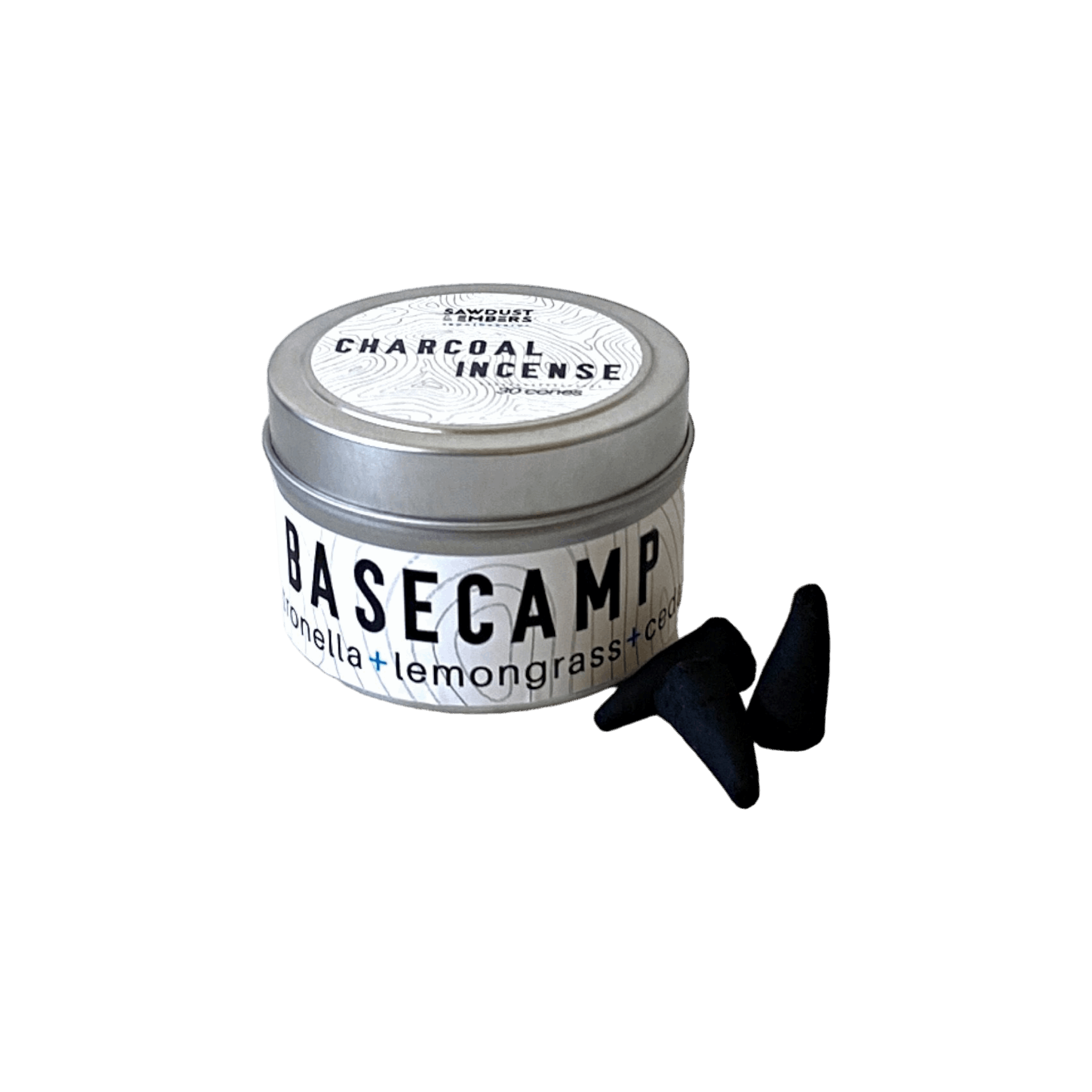 Sawdust & Embers Charcoal Incense Basecamp - 30 Charcoal Incense Cones