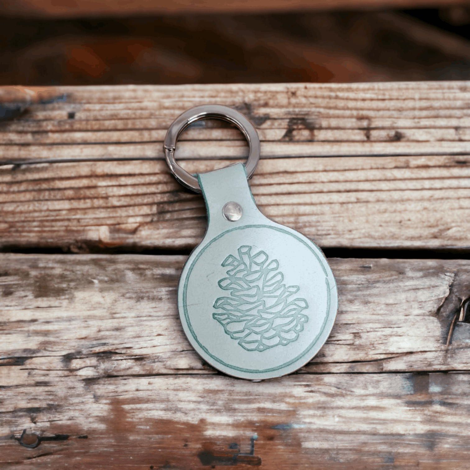 Tannery South Tannery South x Sawdust & Embers Pinecone Keychain